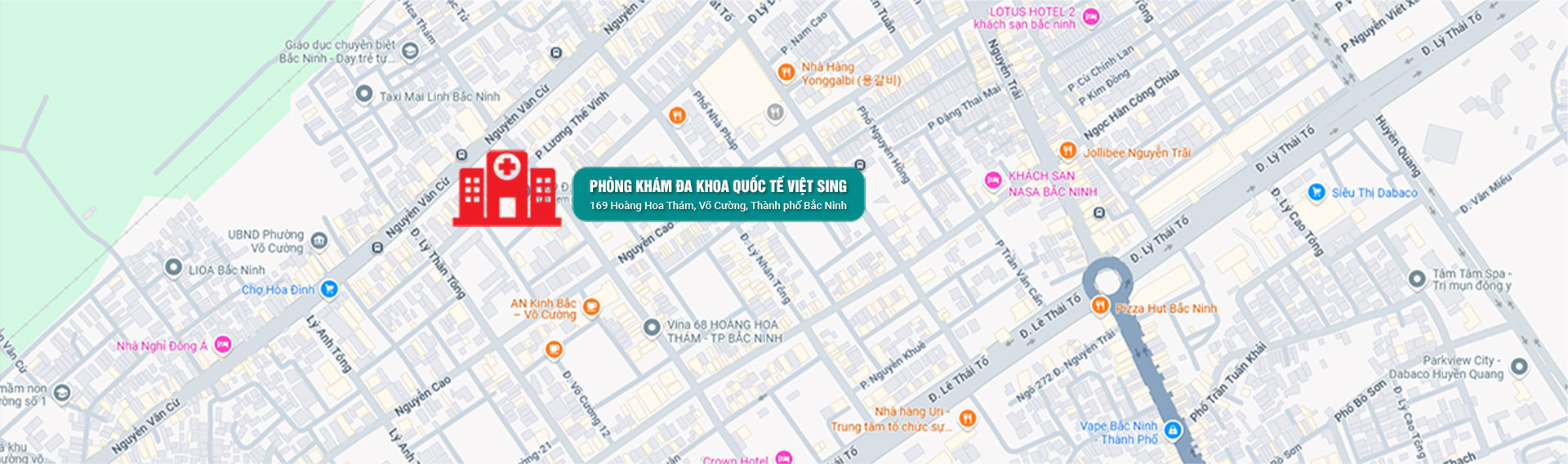 Bản đồ phòng khám